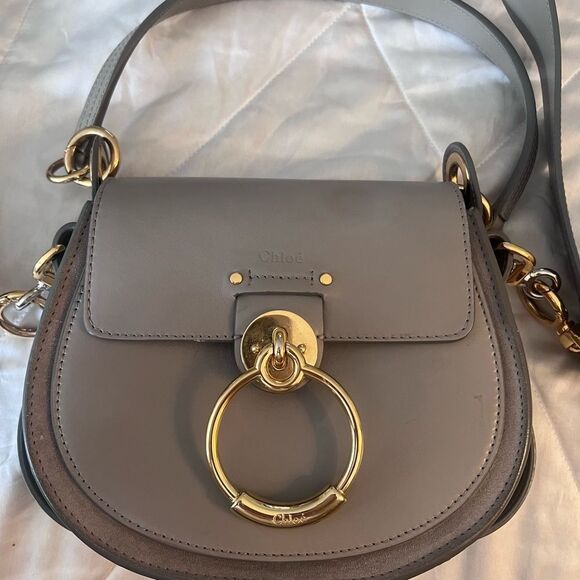 Chloe Small Tess Bag - Taupe - Picture 7 of 15